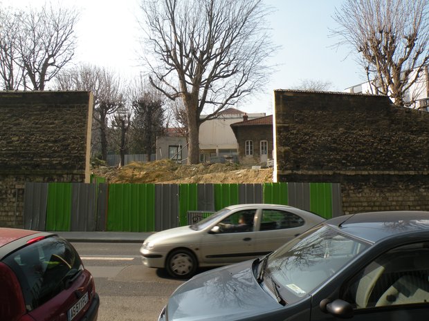  mur d'enceinte démoli, Hôpital Sainte-Anne